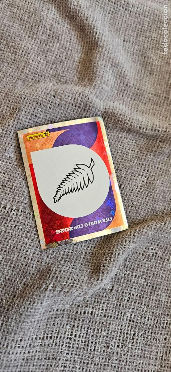 Cromos de f&uacute;tbol: Escudo Nueva Zelanda world cup mundial fifa estados unidos, canad&aacute; mexico panini 2026 26 sin pegar t