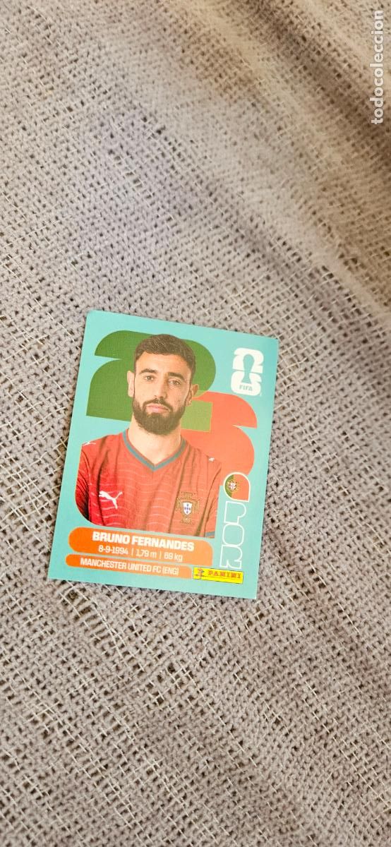 Cromos de f&uacute;tbol: Portugal Bruno Fernandes 10 world cup mundial fifa estados unidos, canad&aacute; mexico panini 2026 26 sin