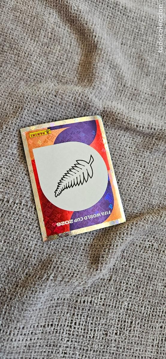 Cromos de f&uacute;tbol: Escudo Nueva Zelanda world cup mundial fifa estados unidos, canad&aacute; mexico panini 2026 26 sin pegar t