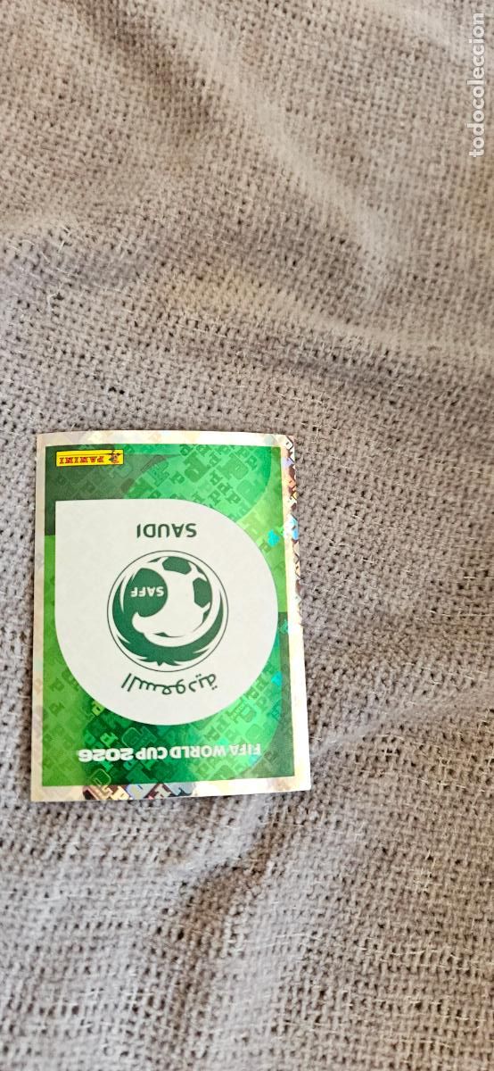 Cartes &agrave; collectionner de Football: Escudo Arabia world cup mundial fifa estados unidos, canad&aacute; mexico panini 2026 26 sin pegar trading