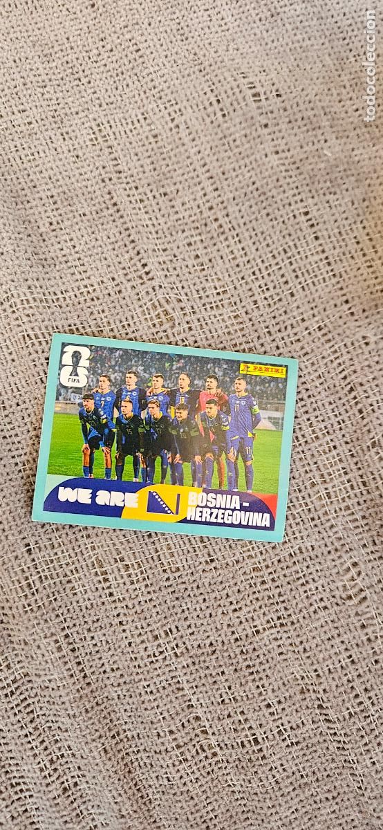 Cartes &agrave; collectionner de Football: Alineaci&oacute;n 13 Bosnia world cup mundial fifa estados unidos, canad&aacute; mexico panini 2026 26 sin pegar t