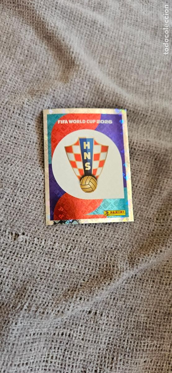 Cartes &agrave; collectionner de Football: Escudo Croacia world cup mundial fifa estados unidos, canad&aacute; mexico panini 2026 26 sin pegar trading