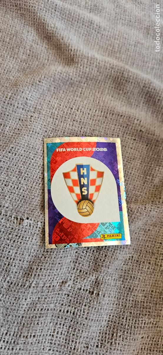 Cartes &agrave; collectionner de Football: Escudo Croacia world cup mundial fifa estados unidos, canad&aacute; mexico panini 2026 26 sin pegar trading