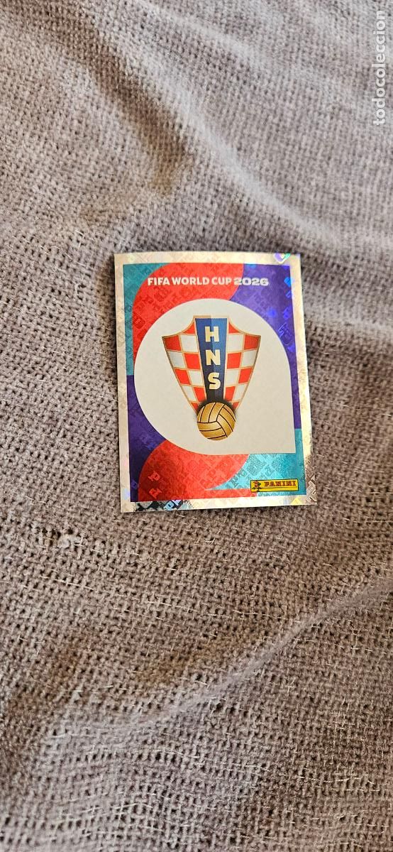 Cartes &agrave; collectionner de Football: Escudo Croacia world cup mundial fifa estados unidos, canad&aacute; mexico panini 2026 26 sin pegar trading