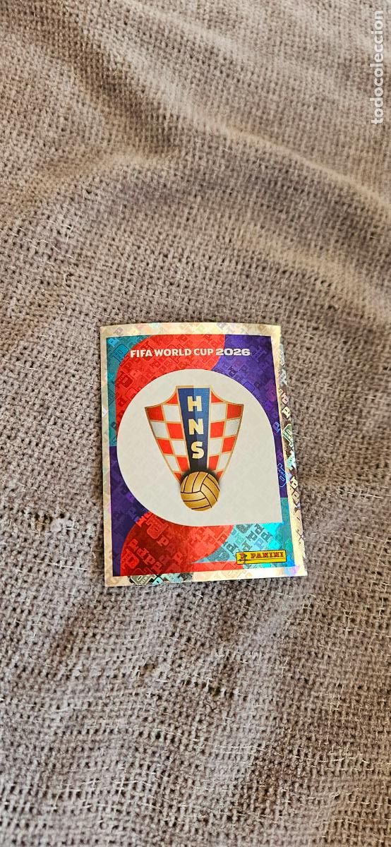 Cartes &agrave; collectionner de Football: Escudo Croacia world cup mundial fifa estados unidos, canad&aacute; mexico panini 2026 26 sin pegar trading