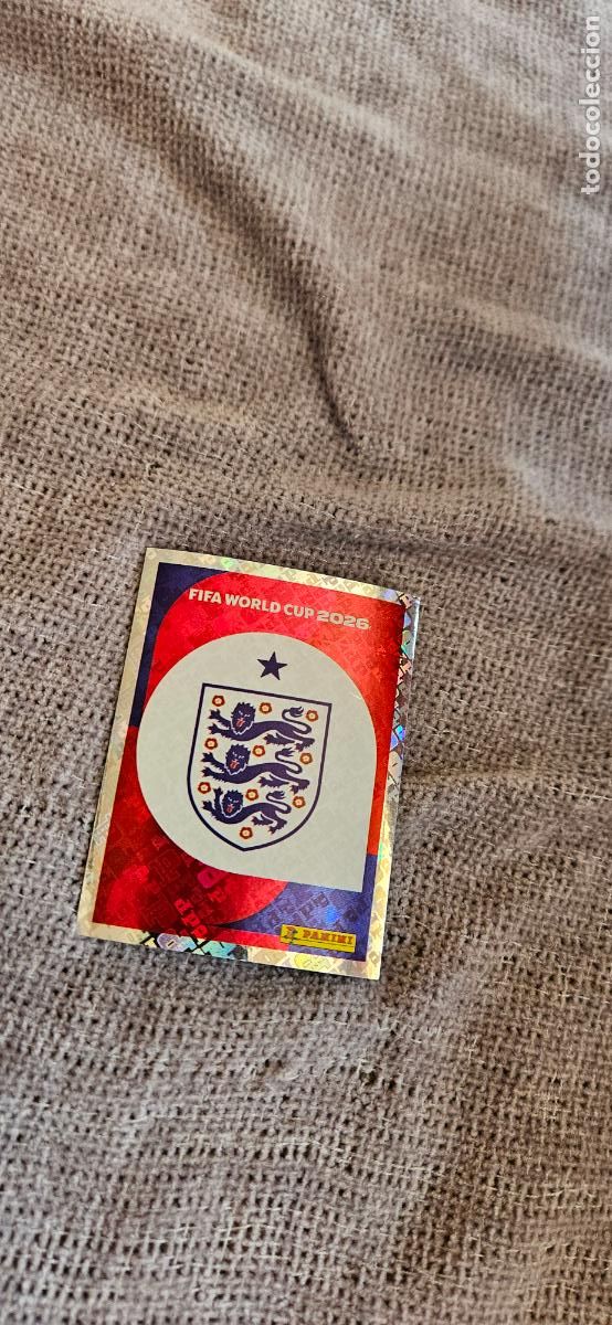 Cartes &agrave; collectionner de Football: Escudo Inglaterra world cup mundial fifa estados unidos, canad&aacute; mexico panini 2026 26 sin pegar trad