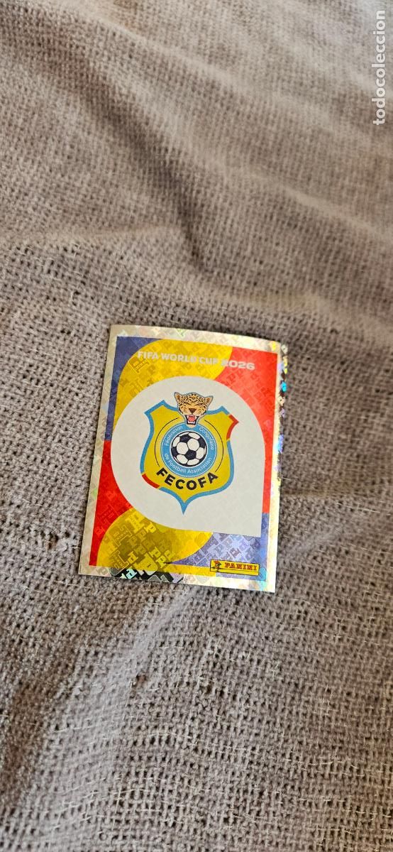 Cartes &agrave; collectionner de Football: Escudo Congo world cup mundial fifa estados unidos, canad&aacute; mexico panini 2026 26 sin pegar trading c