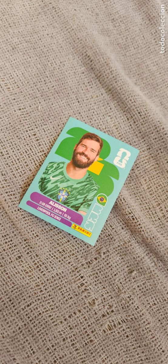 Figurine di Calcio: Brasil Alisson 2 world cup mundial fifa estados unidos, canad&aacute; mexico panini 2026 26 sin pegar tradi