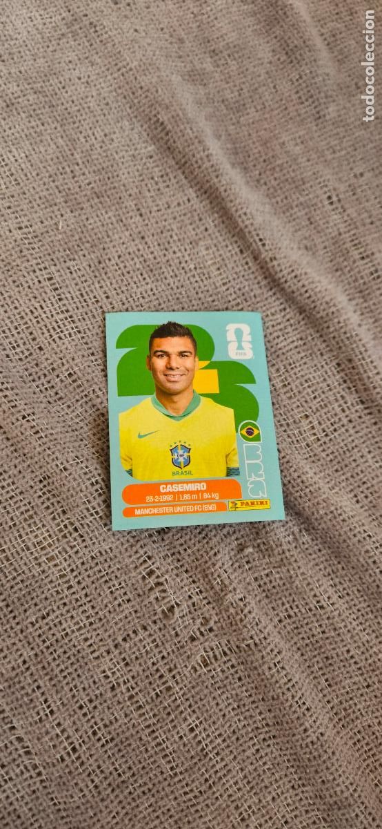 Figurine di Calcio: Brasil Casemiro 10 world cup mundial fifa estados unidos, canad&aacute; mexico panini 2026 26 sin pegar tra
