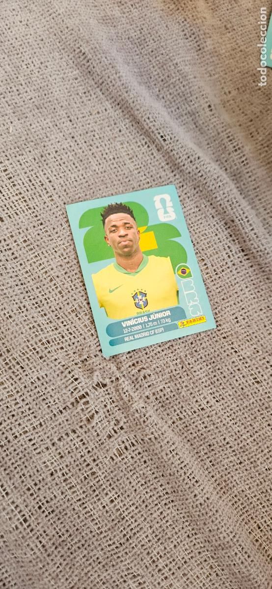 Figurine di Calcio: Brasil Vinicius 14 world cup mundial fifa estados unidos, canad&aacute; mexico panini 2026 26 sin pegar tra