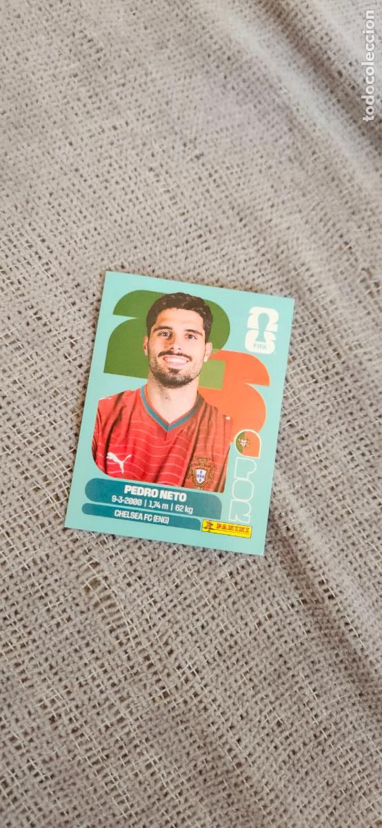 Fu&szlig;ball-Sticker: Portugal Pedro Neto 19 world cup mundial fifa estados unidos, canad&aacute; mexico panini 2026 26 sin pegar