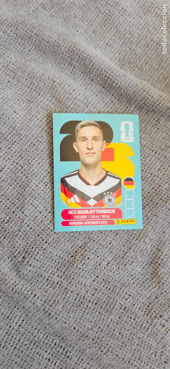 Fu&szlig;ball-Sticker: Alemania Schlotterberk 5 world cup mundial fifa estados unidos, canad&aacute; mexico panini 2026 26 sin peg