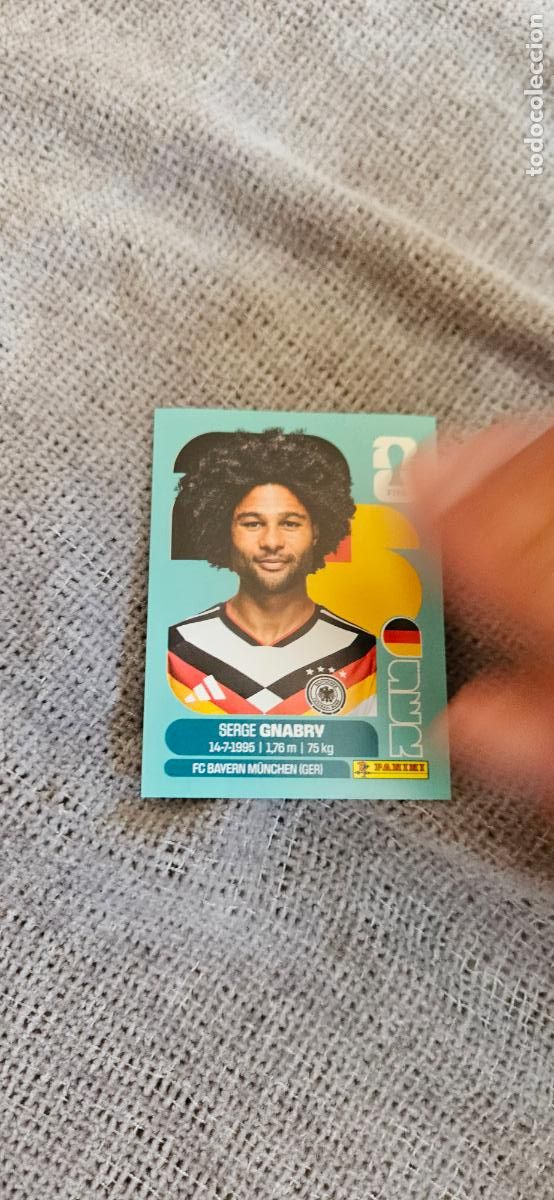 Fu&szlig;ball-Sticker: Alemania Gnabry 19 world cup mundial fifa estados unidos, canad&aacute; mexico panini 2026 26 sin pegar tra