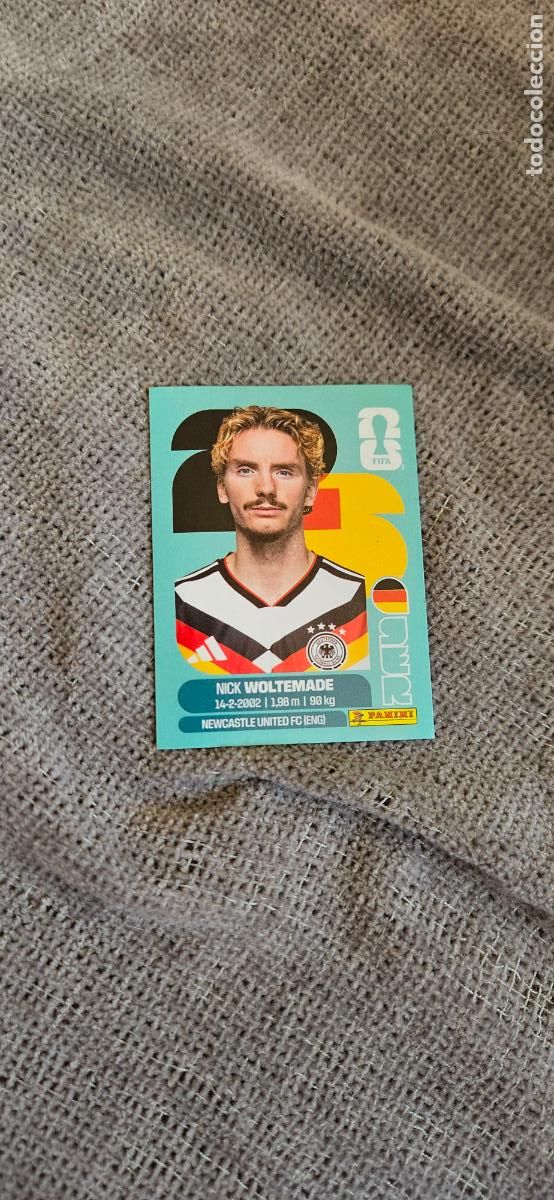 Fu&szlig;ball-Sticker: Alemania Woltemade 20 world cup mundial fifa estados unidos, canad&aacute; mexico panini 2026 26 sin pegar