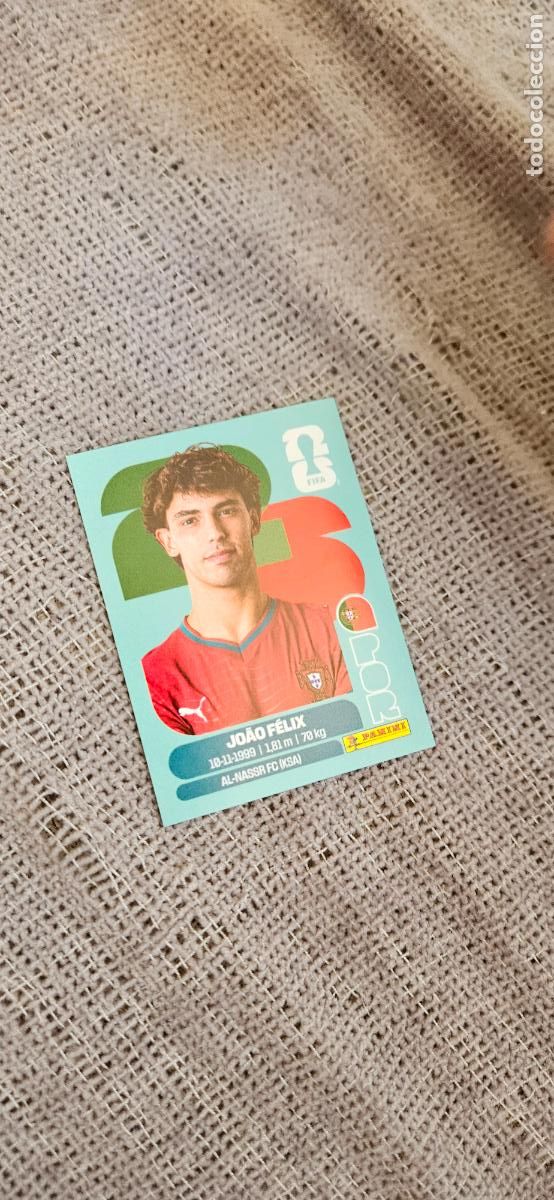 Fu&szlig;ball-Sticker: Portugal Joao Felix 17 world cup mundial fifa estados unidos, canad&aacute; mexico panini 2026 26 sin pegar