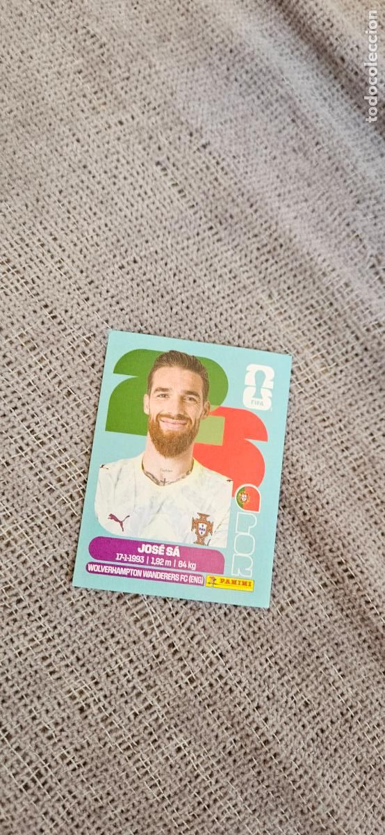 Fu&szlig;ball-Sticker: Portugal Jos&eacute; Sa 3 world cup mundial fifa estados unidos, canad&aacute; mexico panini 2026 26 sin pegar tra