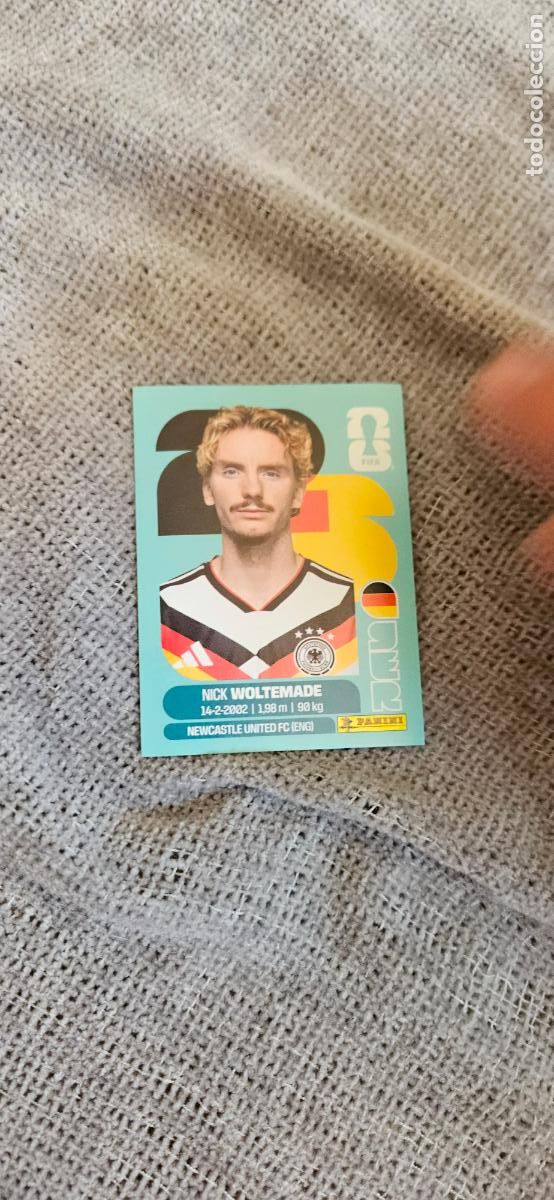 Fu&szlig;ball-Sticker: Alemania Woltemade 20 world cup mundial fifa estados unidos, canad&aacute; mexico panini 2026 26 sin pegar