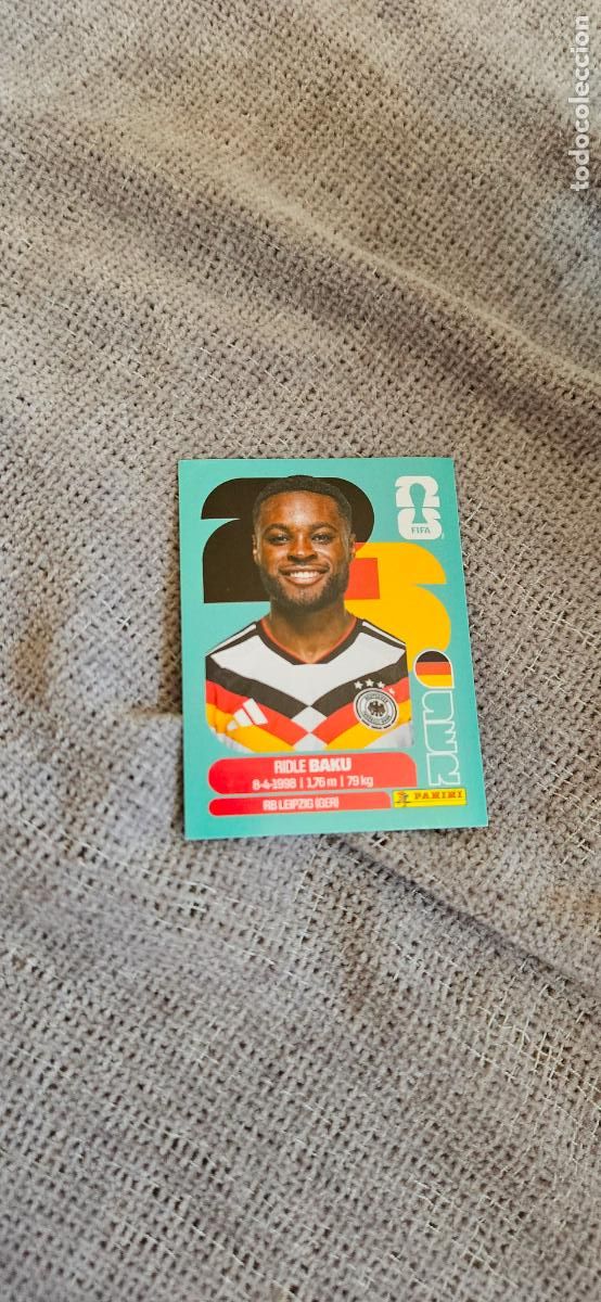 Fu&szlig;ball-Sticker: Alemania Baku 8 world cup mundial fifa estados unidos, canad&aacute; mexico panini 2026 26 sin pegar tradin