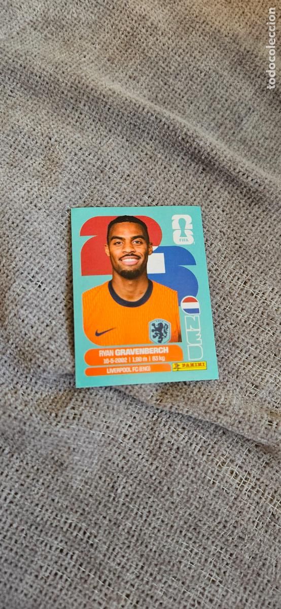 Football Stickers: Paises Bajos Gravenberch world cup mundial fifa estados unidos, canad&aacute; mexico panini 2026 26 sin peg