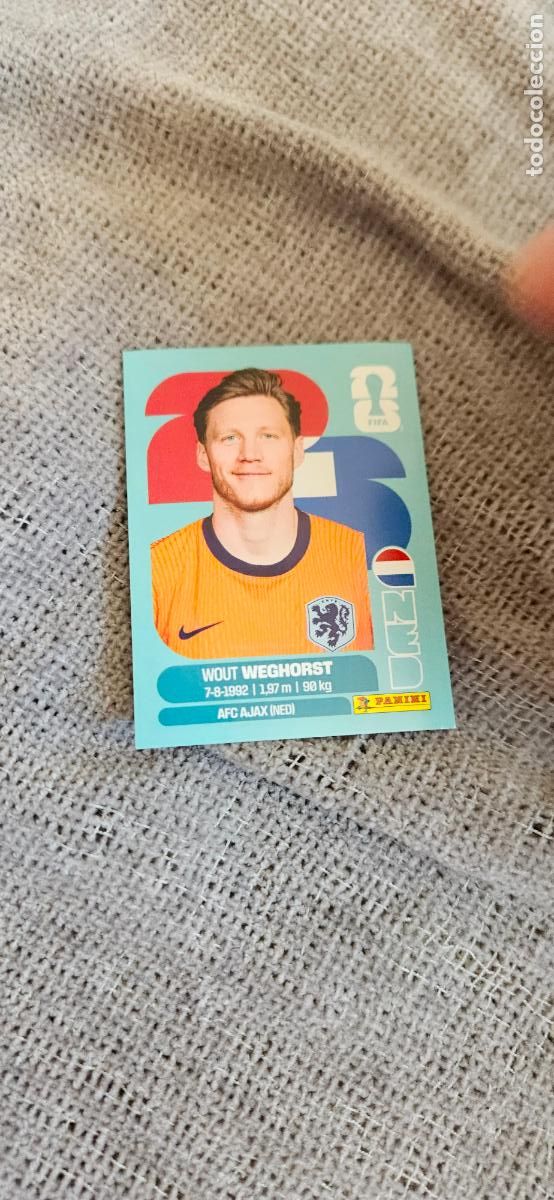 Football Stickers: Paises Bajos Weghorst world cup mundial fifa estados unidos, canad&aacute; mexico panini 2026 26 sin pegar