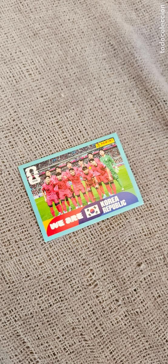 Football Stickers: Alineaci&oacute;n 13 Corea world cup mundial fifa estados unidos, canad&aacute; mexico panini 2026 26 sin pegar tr