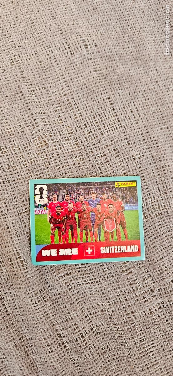 Football Stickers: Alineaci&oacute;n 13 Suiza world cup mundial fifa estados unidos, canad&aacute; mexico panini 2026 26 sin pegar tr