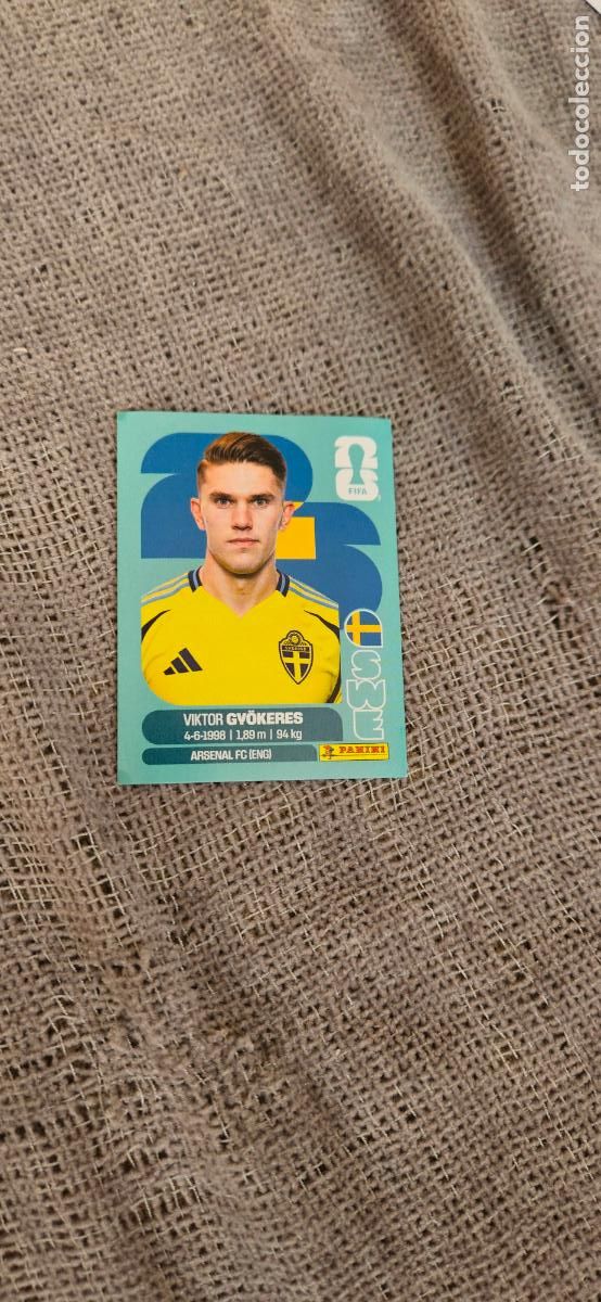Cartes &agrave; collectionner de Football: Suecia Gyokeres world cup mundial fifa estados unidos, canad&aacute; mexico panini 2026 26 sin pegar tradin