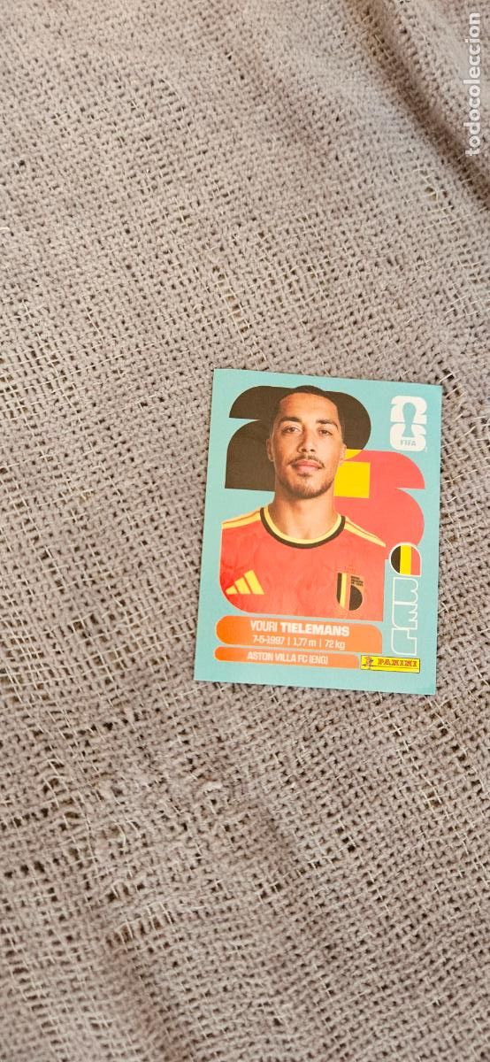 Cartes &agrave; collectionner de Football: B&eacute;lgica Tielemans world cup mundial fifa estados unidos, canad&aacute; mexico panini 2026 26 sin pegar trad