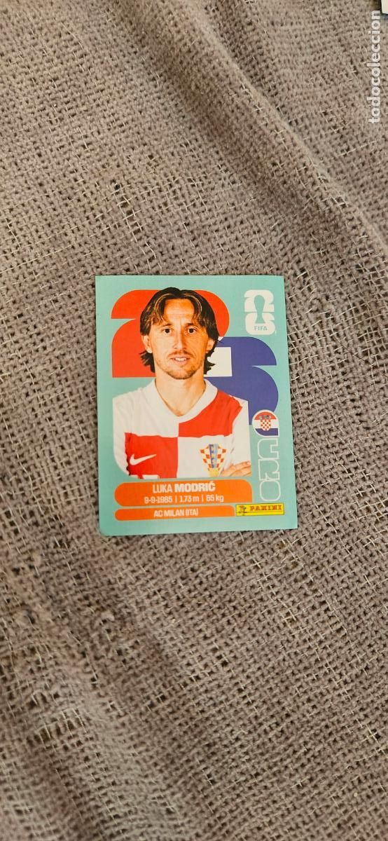 Cartes &agrave; collectionner de Football: Croacia Modric world cup mundial fifa estados unidos, canad&aacute; mexico panini 2026 26 sin pegar trading