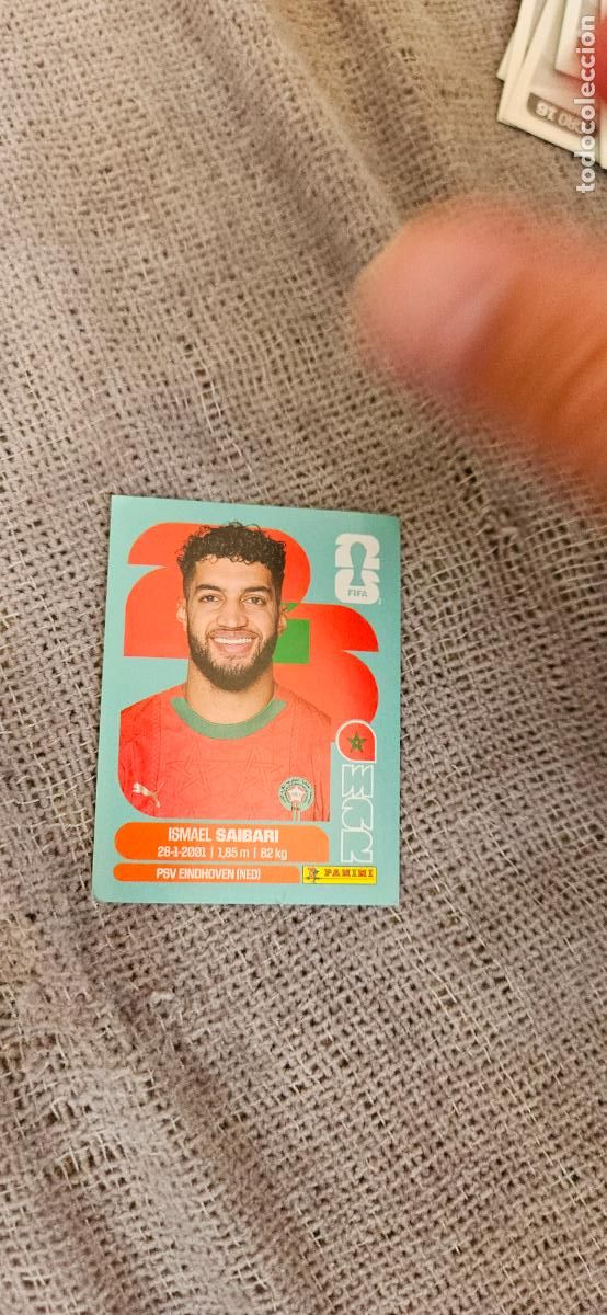 Cartes &agrave; collectionner de Football: Marruecos Saibari world cup mundial fifa estados unidos, canad&aacute; mexico panini 2026 26 sin pegar trad