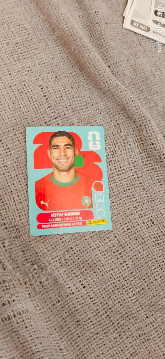 Cartes &agrave; collectionner de Football: Marruecos Achraf Hakimi world cup mundial fifa estados unidos, canad&aacute; mexico panini 2026 26 sin pega