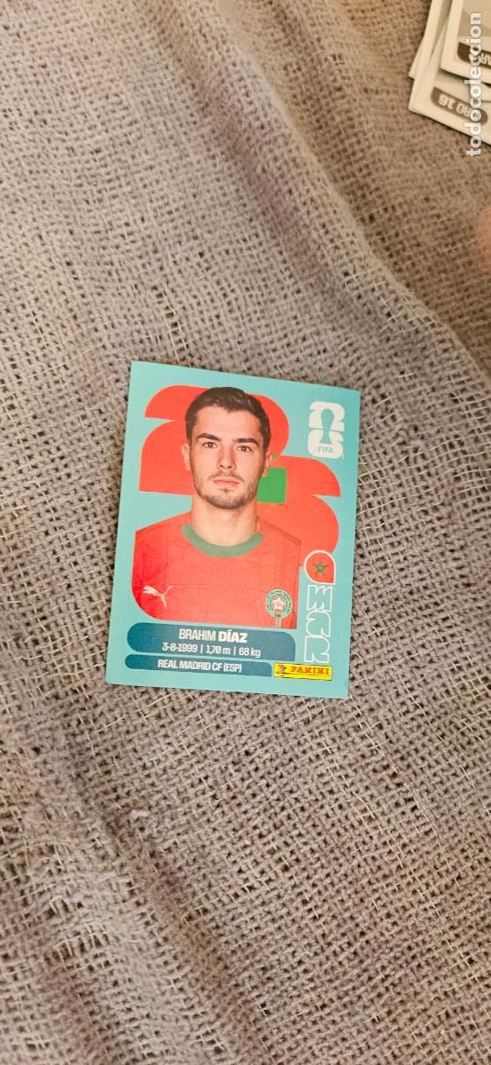 Cartes &agrave; collectionner de Football: Marruecos Brahim world cup mundial fifa estados unidos, canad&aacute; mexico panini 2026 26 sin pegar tradi