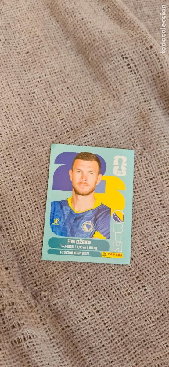 Cartes &agrave; collectionner de Football: Bosnia Dzeko world cup mundial fifa estados unidos, canad&aacute; mexico panini 2026 26 sin pegar trading c