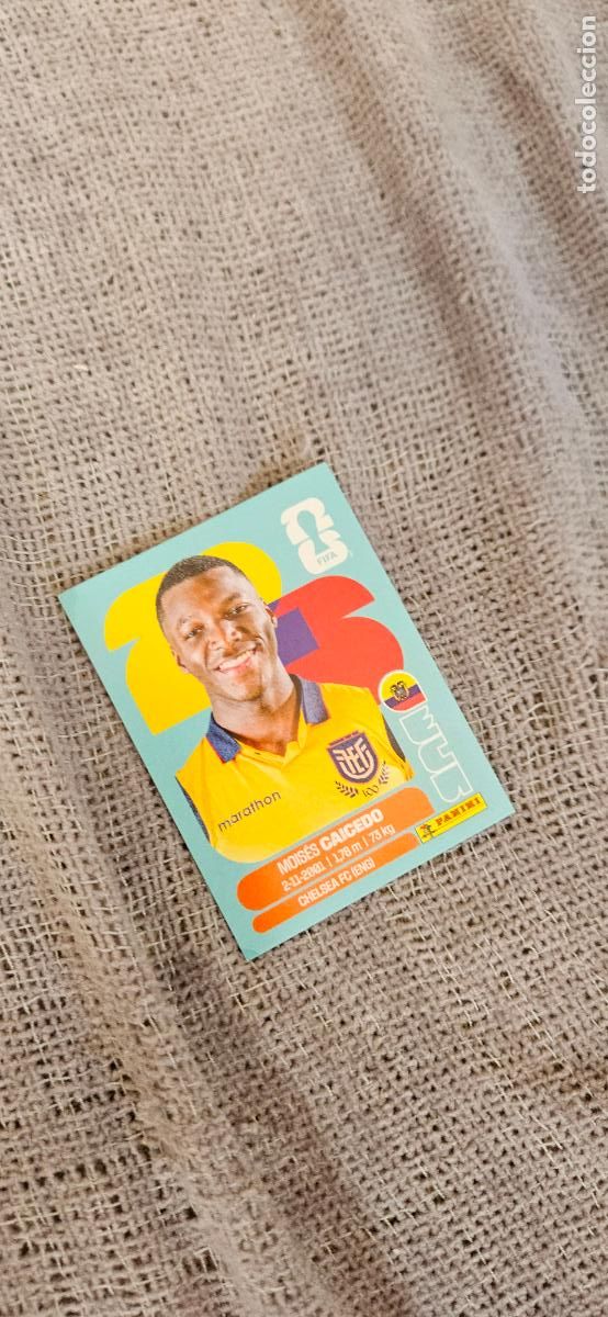 Cartes &agrave; collectionner de Football: Ecuador Caicedo world cup mundial fifa estados unidos, canad&aacute; mexico panini 2026 26 sin pegar tradin
