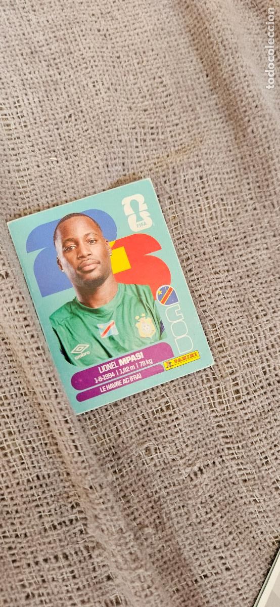 Cartes &agrave; collectionner de Football: Congo Mpasi world cup mundial fifa estados unidos, canad&aacute; mexico panini 2026 26 sin pegar trading ca