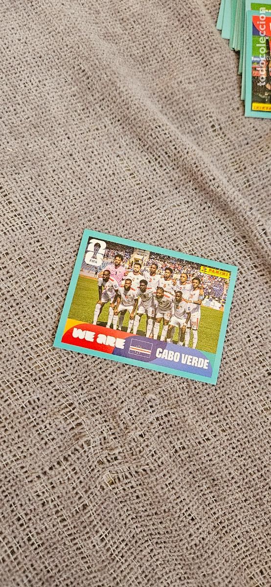 Cartes &agrave; collectionner de Football: Alineaci&oacute;n 13 Cabo Verde world cup mundial fifa estados unidos, canad&aacute; mexico panini 2026 26 sin peg