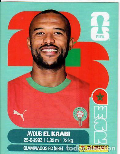 Cromos de f&uacute;tbol: CROMO PANINI MUNDIAL WORLD CUP 2026 - MAR20 MAR 20 - EL KAABI - MARRUECOS