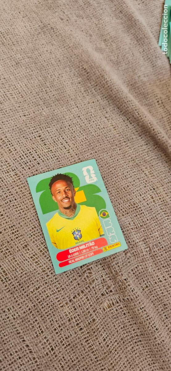 Cartes &agrave; collectionner de Football: Brasil Militao 5 world cup mundial fifa estados unidos, canad&aacute; mexico panini 2026 26 sin pegar tradi