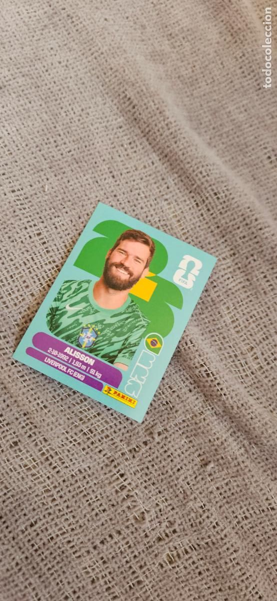 Cartes &agrave; collectionner de Football: Brasil Alisson 2 world cup mundial fifa estados unidos, canad&aacute; mexico panini 2026 26 sin pegar tradi