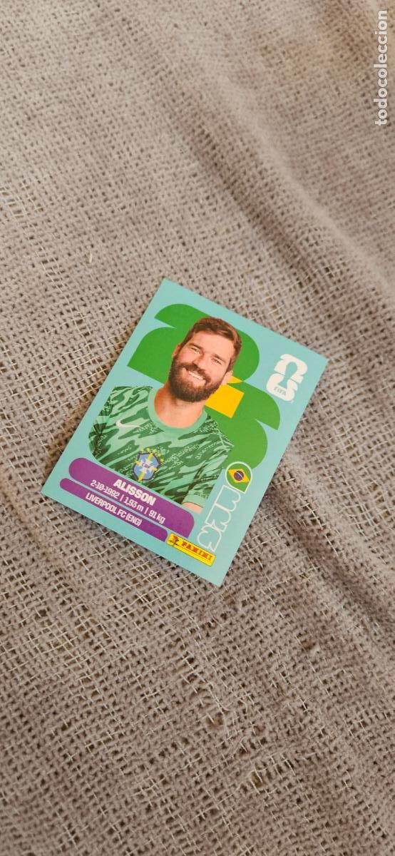 Cartes &agrave; collectionner de Football: Brasil Alisson 2 world cup mundial fifa estados unidos, canad&aacute; mexico panini 2026 26 sin pegar tradi