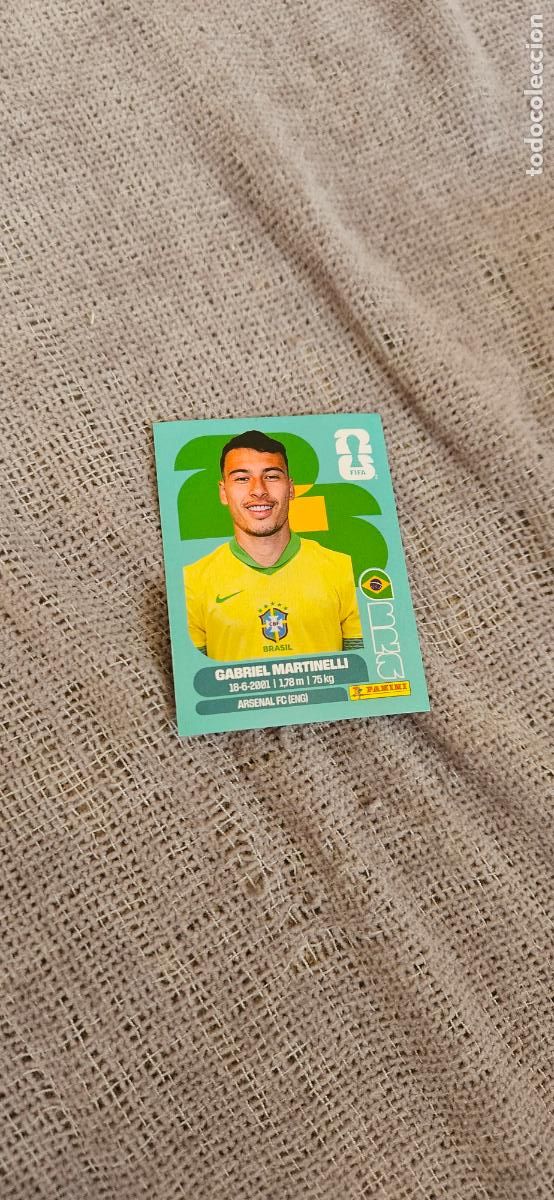 Cartes &agrave; collectionner de Football: Brasil Martinelli 18 world cup mundial fifa estados unidos, canad&aacute; mexico panini 2026 26 sin pegar t