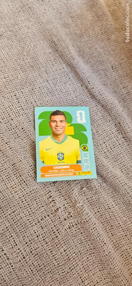 Cartes &agrave; collectionner de Football: Brasil Casemiro 10 world cup mundial fifa estados unidos, canad&aacute; mexico panini 2026 26 sin pegar tra