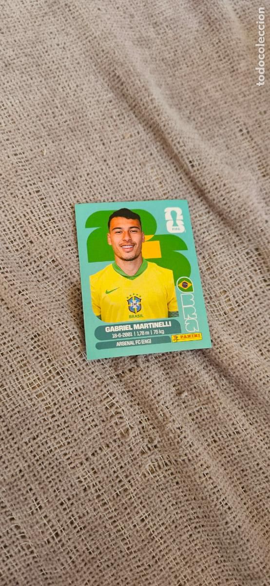 Cartes &agrave; collectionner de Football: Brasil Martinelli 18 world cup mundial fifa estados unidos, canad&aacute; mexico panini 2026 26 sin pegar t