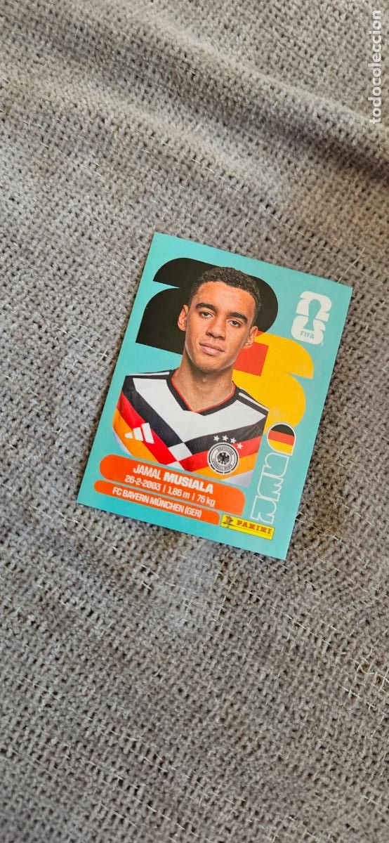 Cartes &agrave; collectionner de Football: Alemania Musiala 15 world cup mundial fifa estados unidos, canad&aacute; mexico panini 2026 26 sin pegar tr