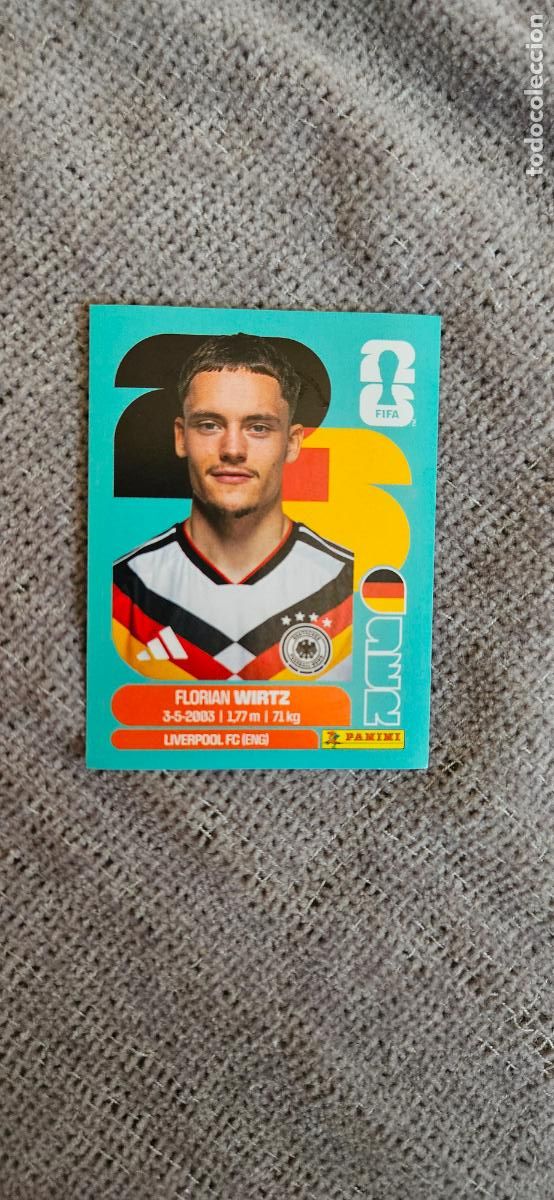 Cartes &agrave; collectionner de Football: Alemania Wirtz 11 world cup mundial fifa estados unidos, canad&aacute; mexico panini 2026 26 sin pegar trad