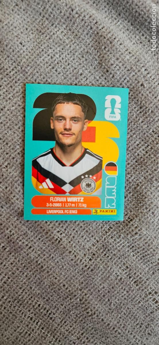 Cromos de Futebol: Alemania Wirtz 11 world cup mundial fifa estados unidos, canad&aacute; mexico panini 2026 26 sin pegar trad