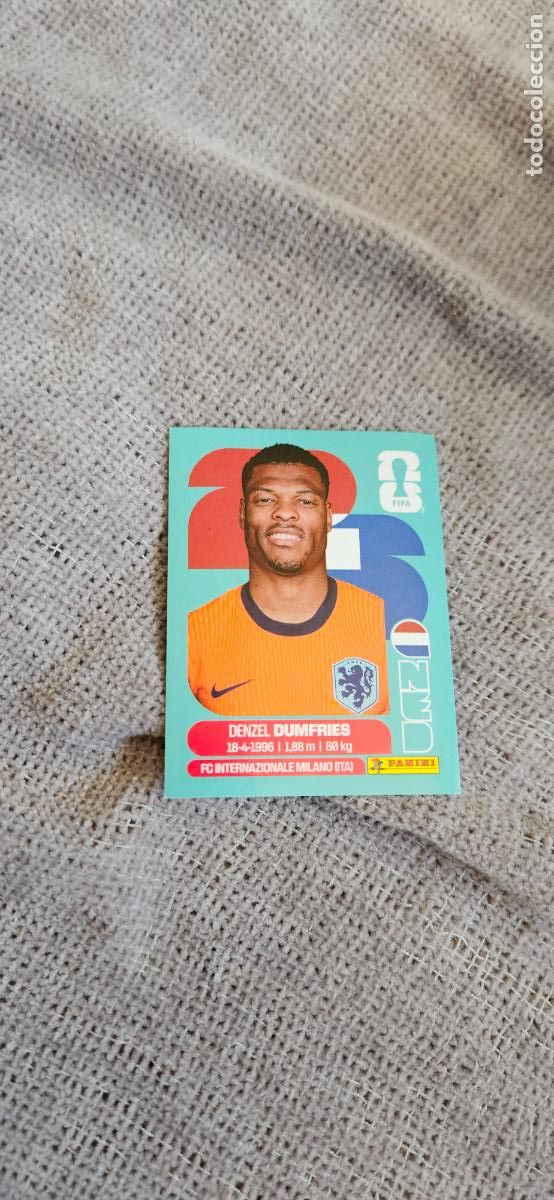 Cartes &agrave; collectionner de Football: Paises Bajos Dumfries world cup mundial fifa estados unidos, canad&aacute; mexico panini 2026 26 sin pegar