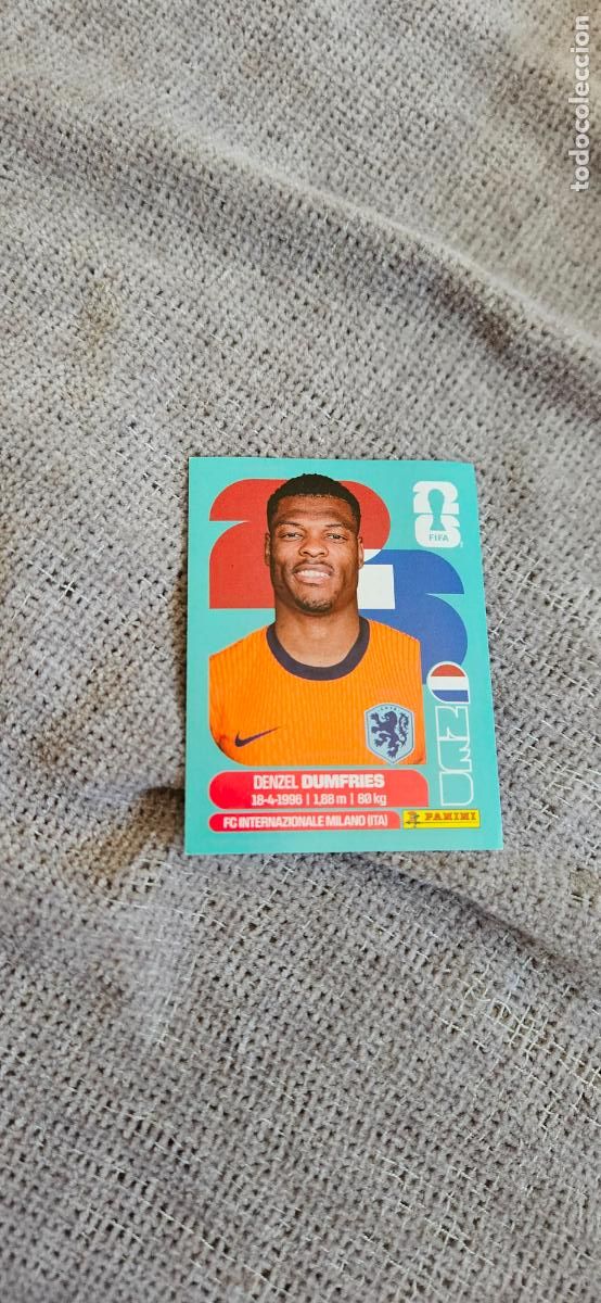 Cartes &agrave; collectionner de Football: Paises Bajos Dumfries world cup mundial fifa estados unidos, canad&aacute; mexico panini 2026 26 sin pegar