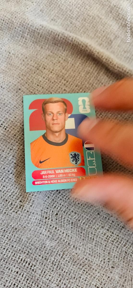 Cromos de f&uacute;tbol: Paises Bajos Van Hecke world cup mundial fifa estados unidos, canad&aacute; mexico panini 2026 26 sin pegar