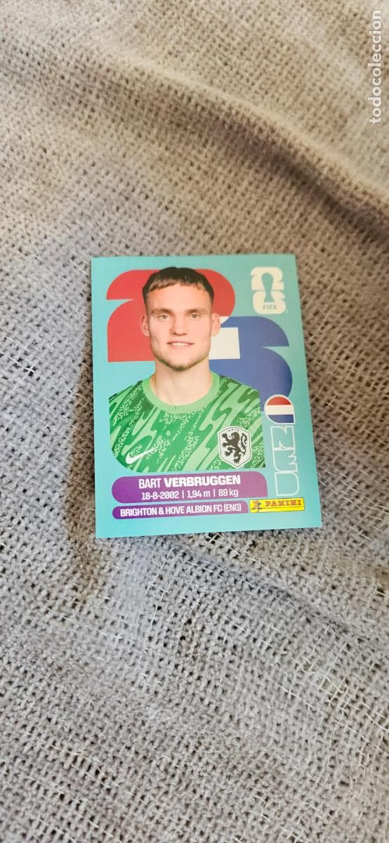 Cromos de f&uacute;tbol: Paises Bajos Verbruggen world cup mundial fifa estados unidos, canad&aacute; mexico panini 2026 26 sin pega